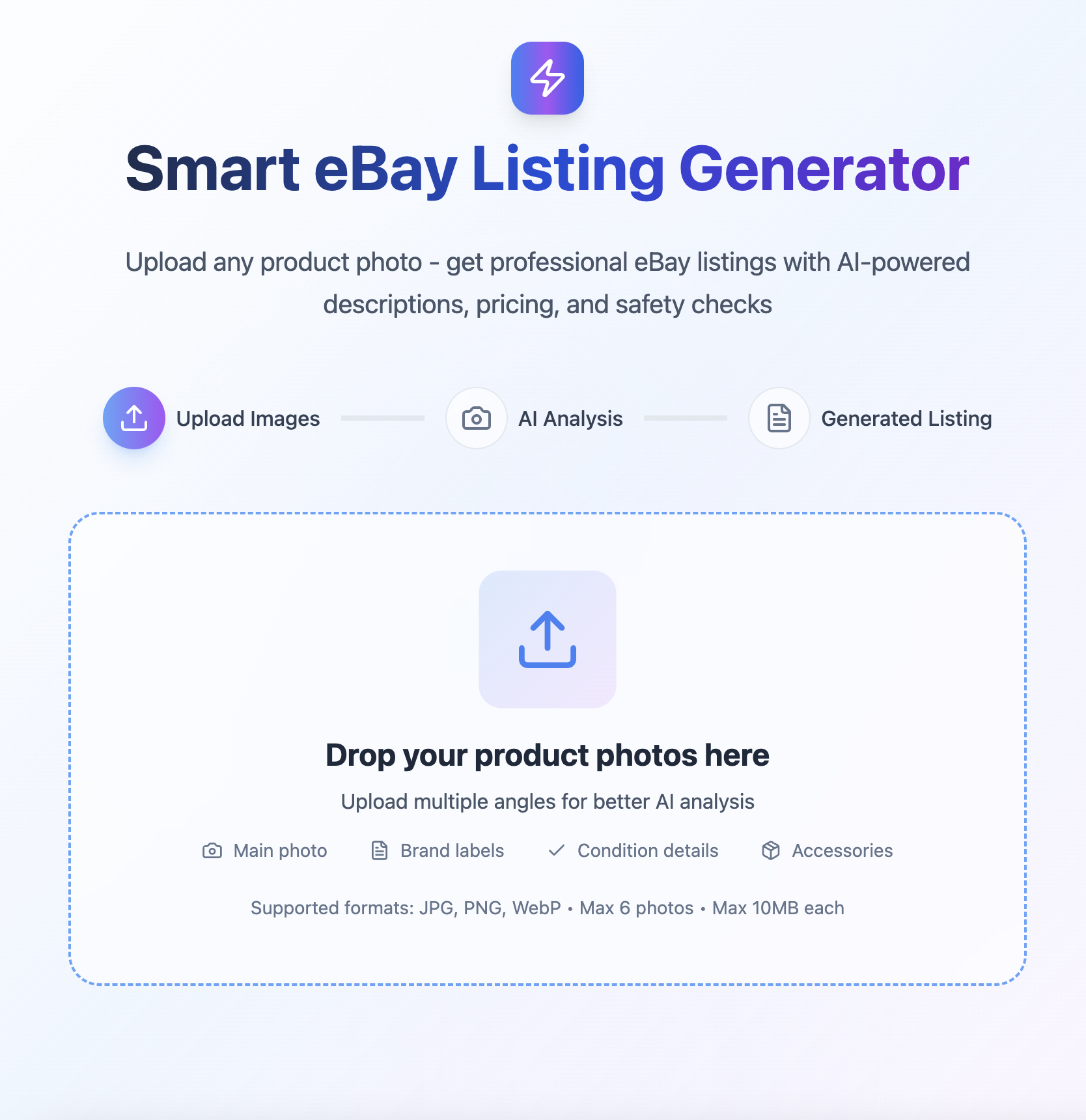 eBay AI Listing Generator
